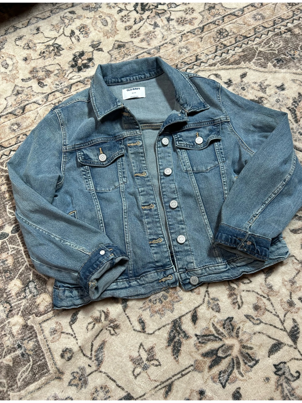 Old Navy Girls Blue Denim Jacket - Classic Jean Jacket